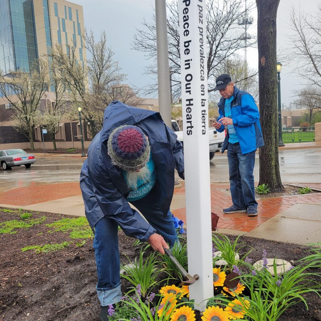 First Peace Pole